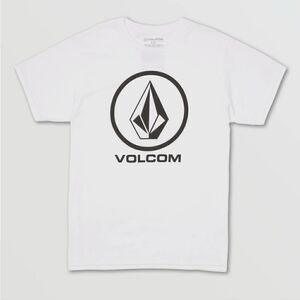 💲2️⃣0️⃣ Bundled ✔️Volcom Logo White SS Circle Tee SZ Large